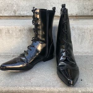 Demonia Pleaser Brogue Boots pikes